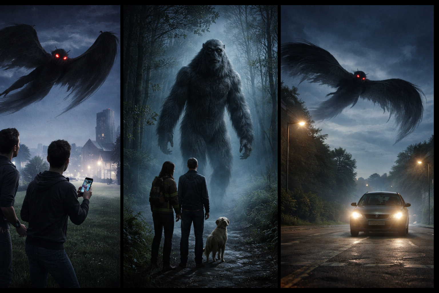 Die Mottenmänner sind los – der Bigfoot anscheinend auch.